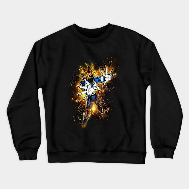 Future Aura Warrior Armor Crewneck Sweatshirt by syanart